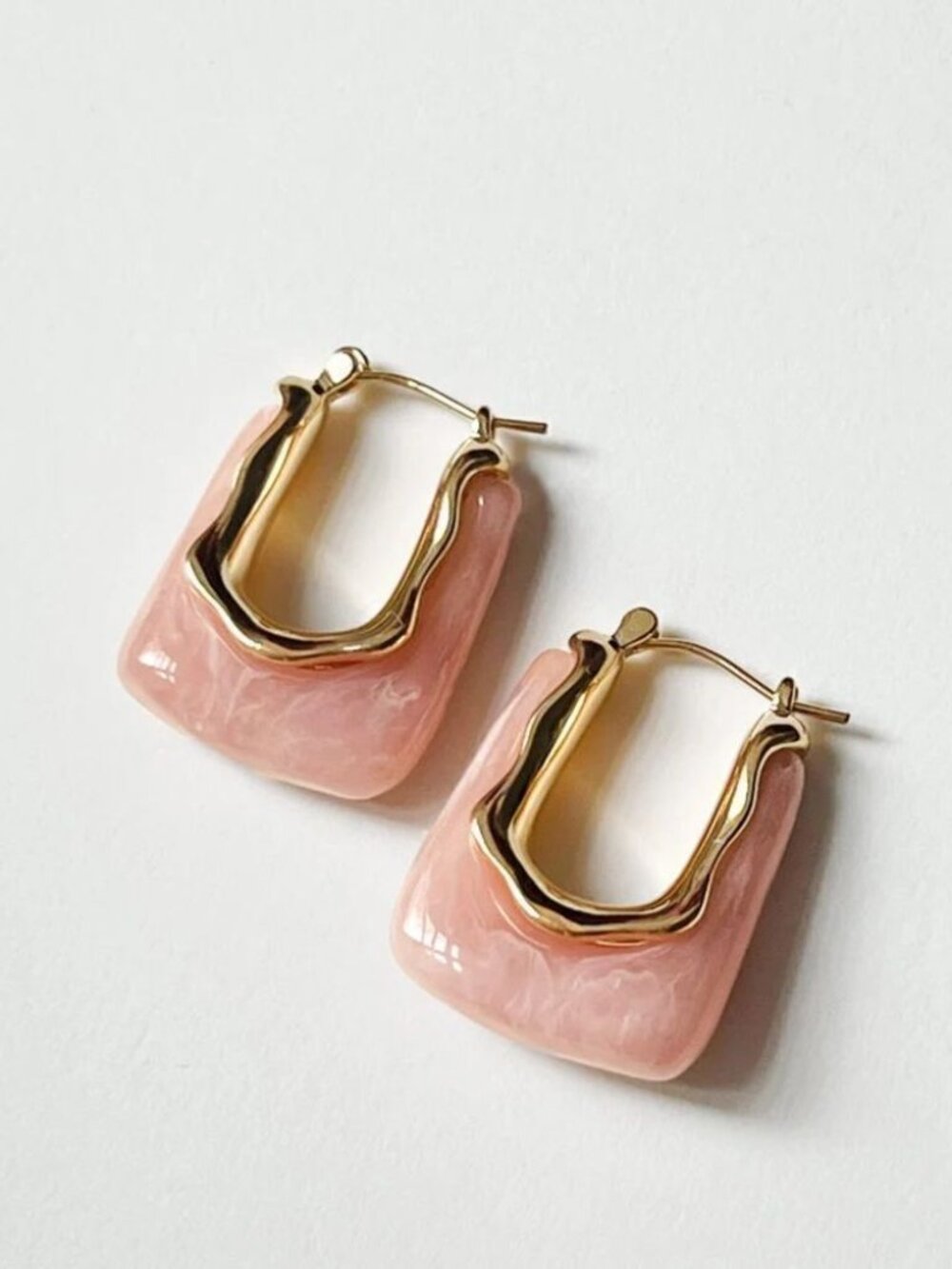 Pinkcrystalhoopearrings745